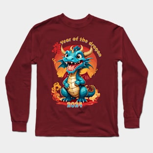 Chinese new year of the dragon 2024 Long Sleeve T-Shirt